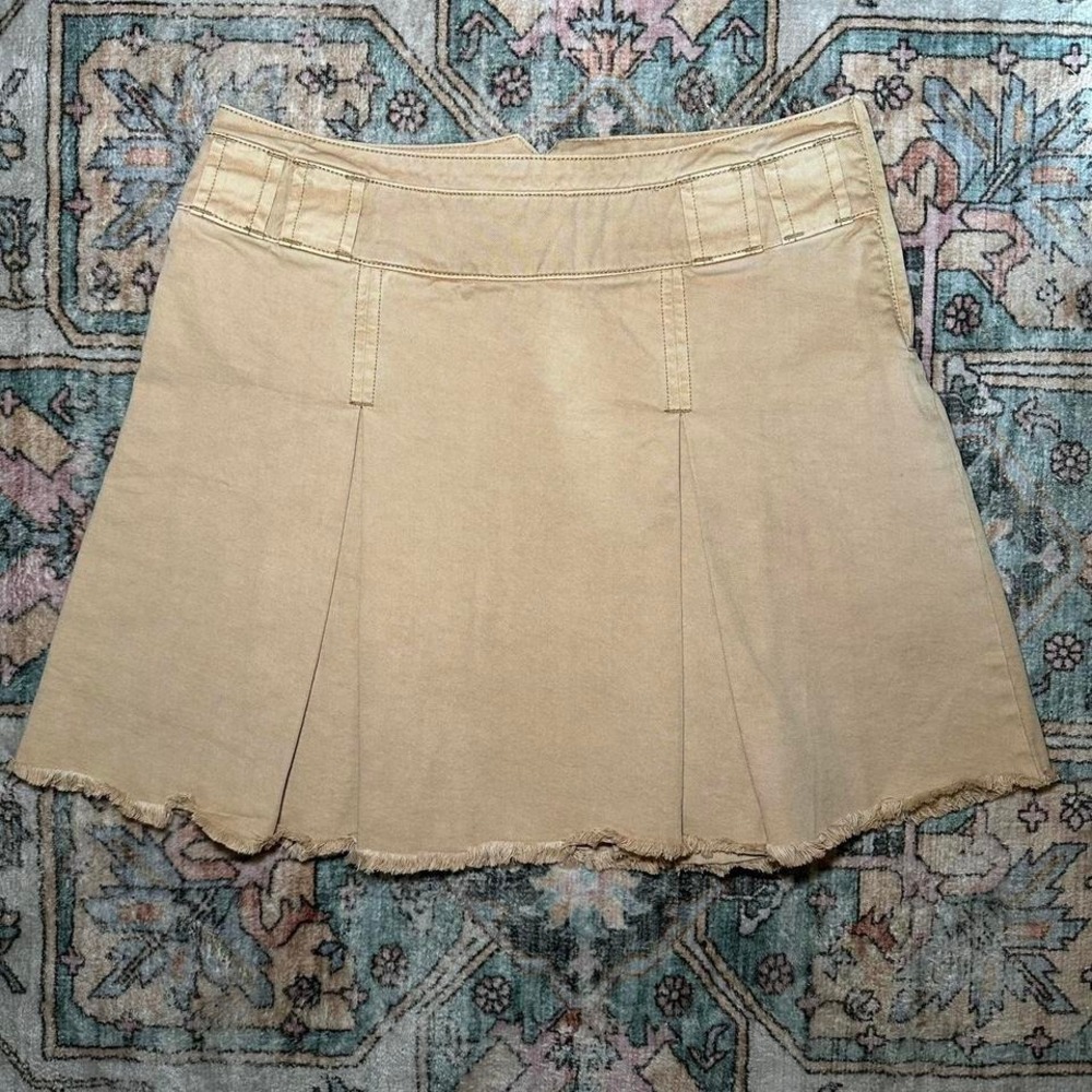 Free People Khaki‎ Mini Skirt (Size 2, NWOT)